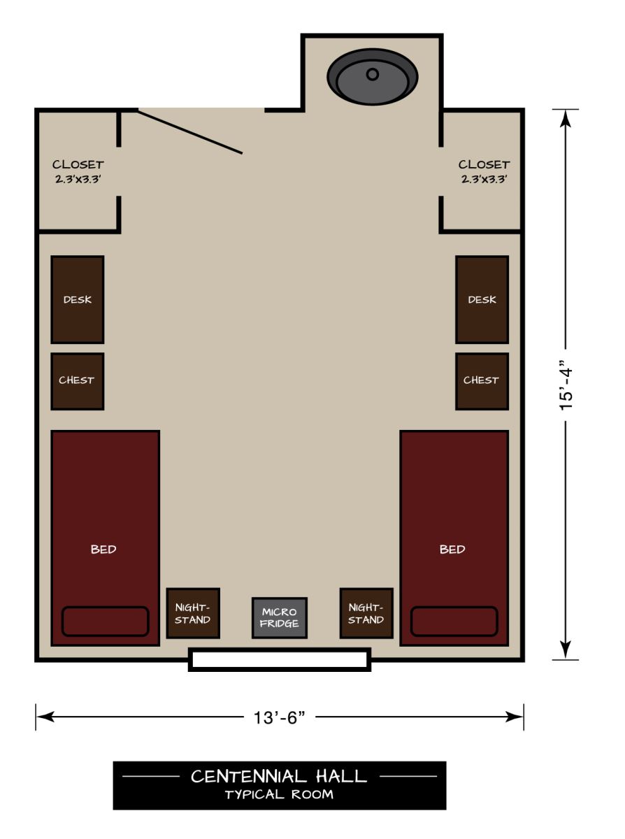 Centennial Hall Floor Plan
